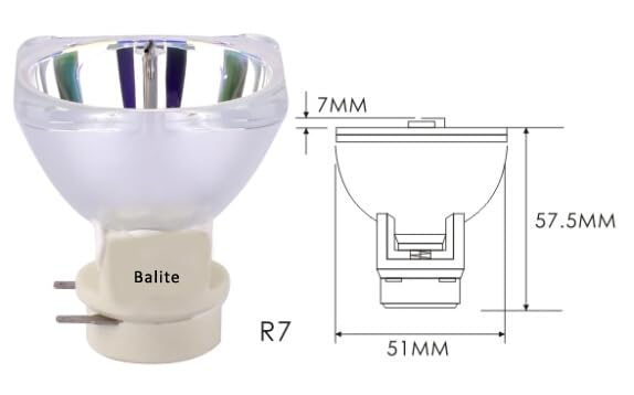 Bombilla 7R 230W para luz de cabeza móvil Beam DJ Bulb - Imagen 4