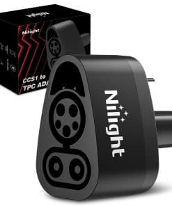 Adaptador de CCS1 a Tesla 80A 250AC, Compatible con Tesla