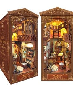 Kit de Book Nook, DIY Booknook Stand Miniature Kit Estante