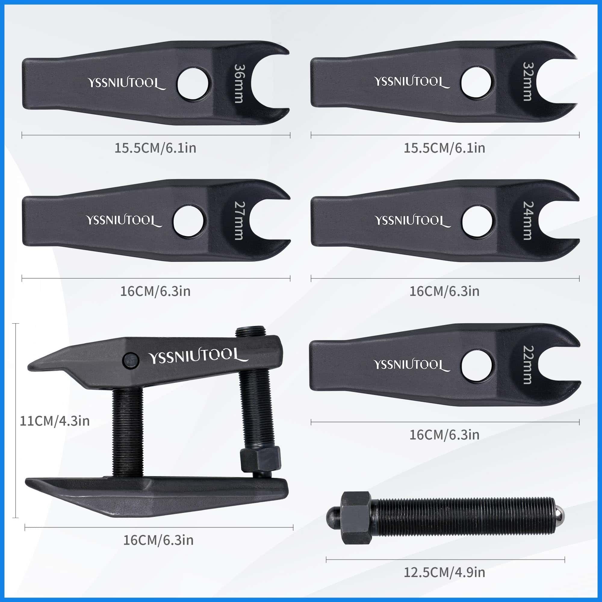 Kit de Separadores de Junta de Rótula YSSNIUTOOL de Acero - Imagen 3