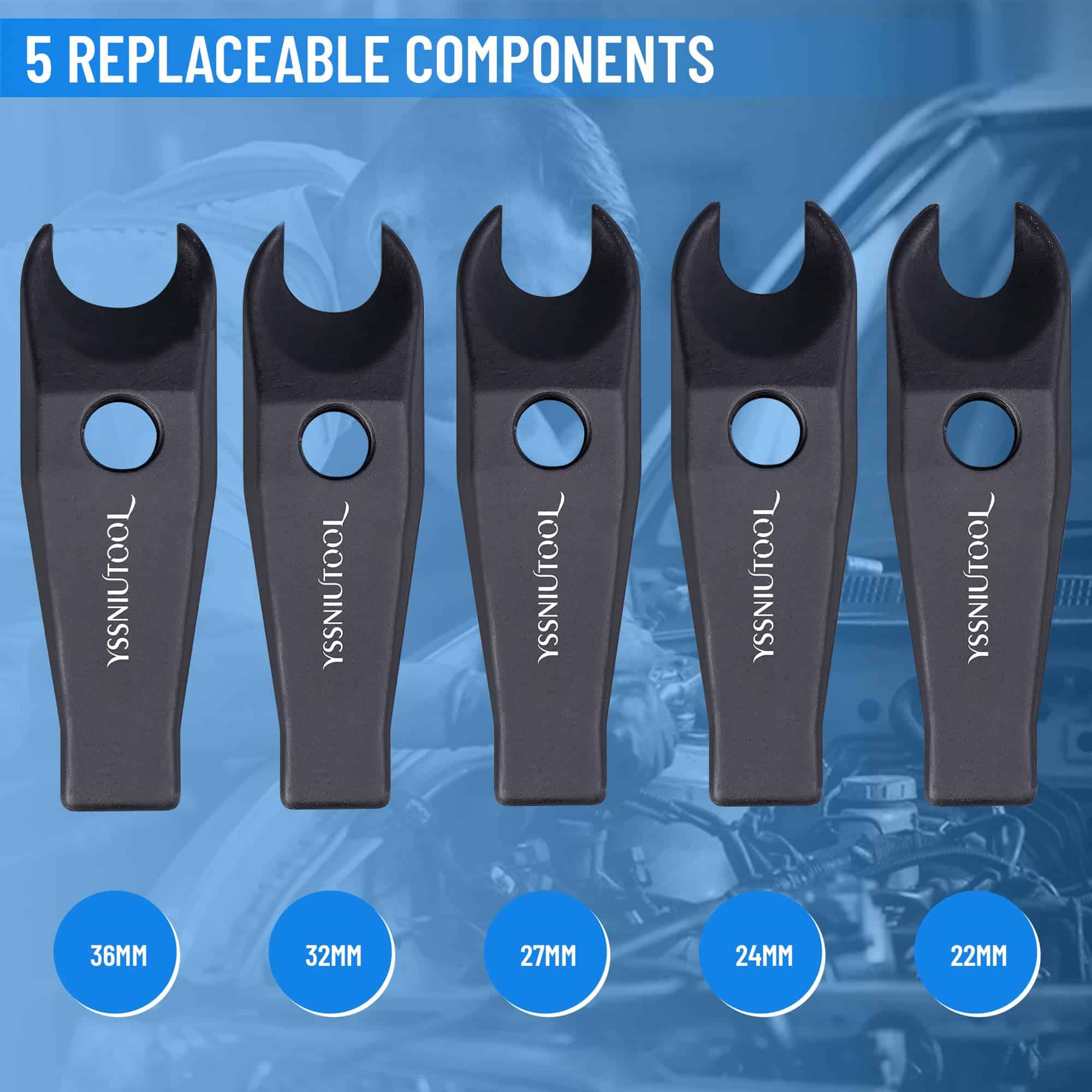 Kit de Separadores de Junta de Rótula YSSNIUTOOL de Acero - Imagen 4