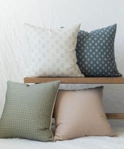 Woven Nook - Fundas de Cojín Decorativas -Tan, Crema, Marrón