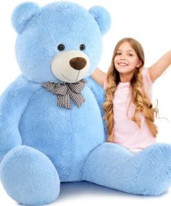 Peluche gigante de oso de Toys Studio, oso de peluche azul