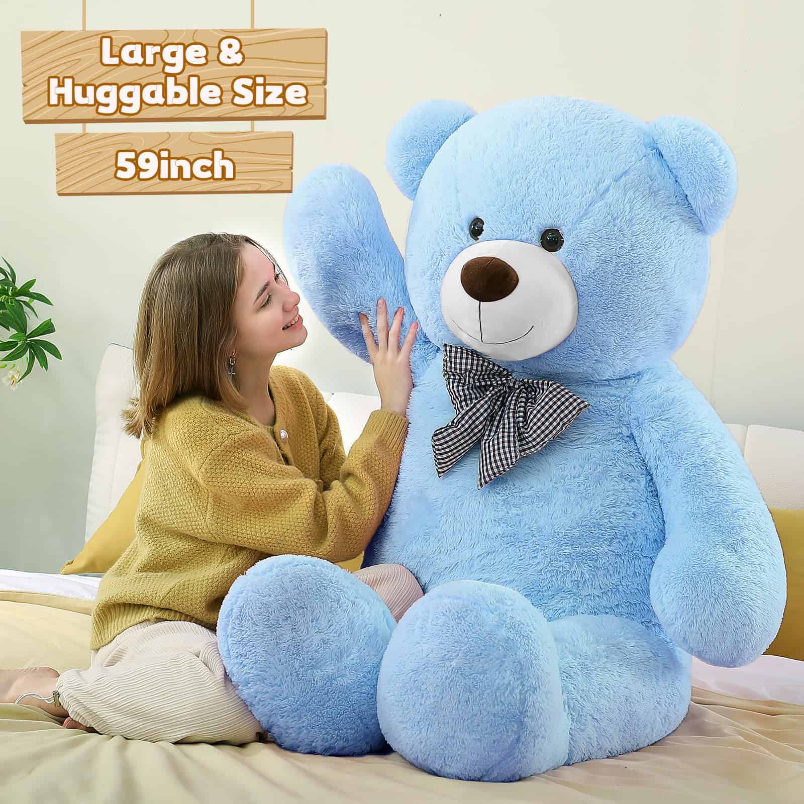 Peluche gigante de oso de Toys Studio, oso de peluche azul - Imagen 3