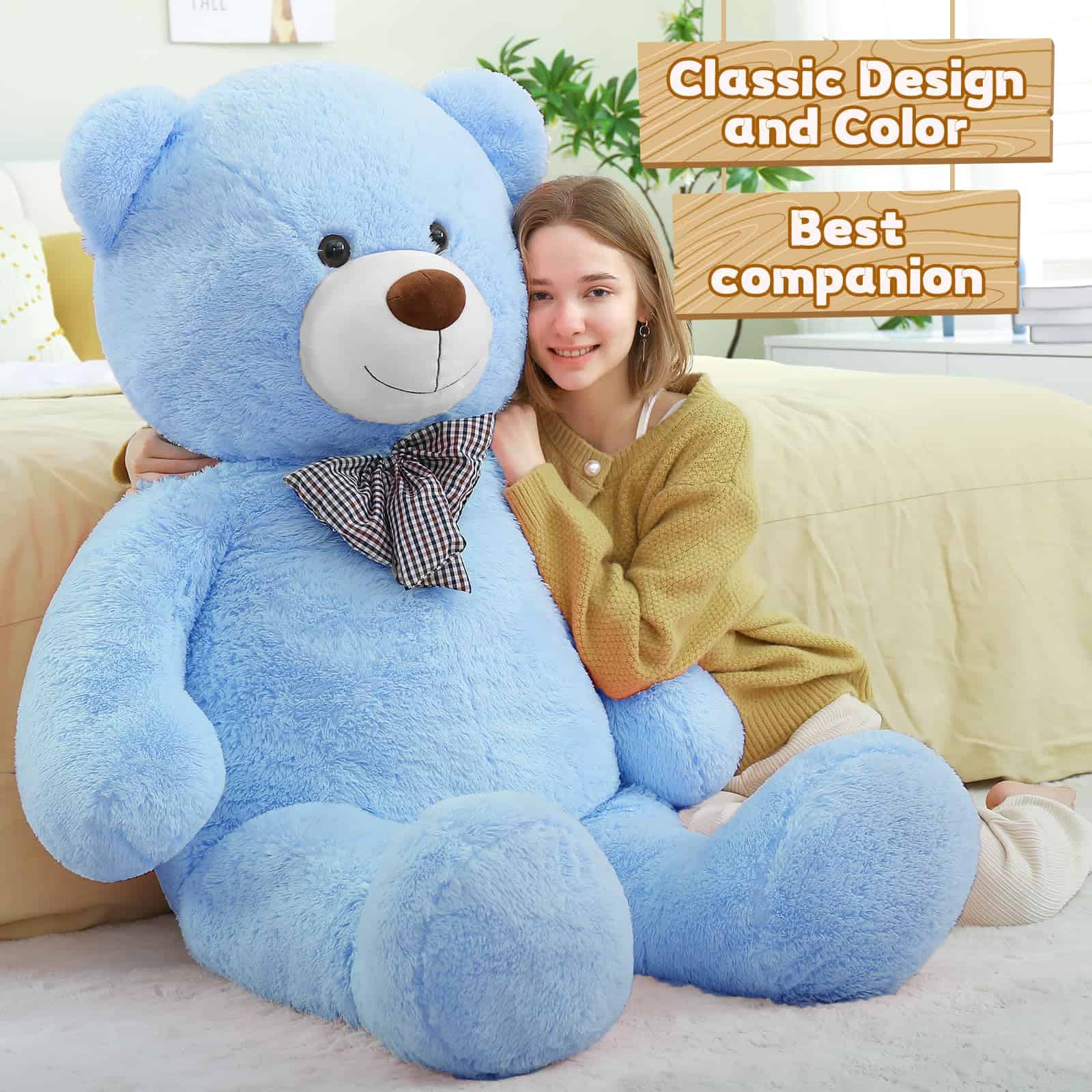 Peluche gigante de oso de Toys Studio, oso de peluche azul - Imagen 5