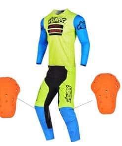 Conjunto de Jersey y Pantalón de Motocross -Azul Verde