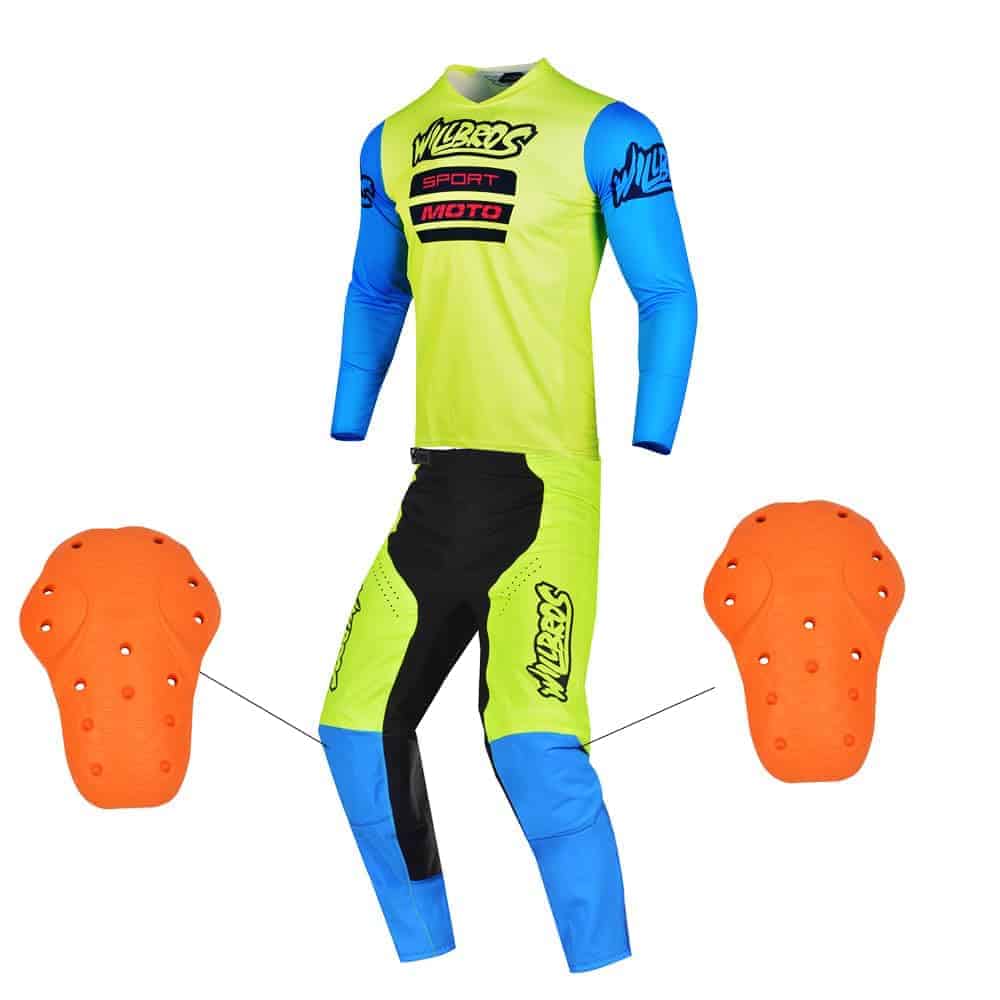 Conjunto de Jersey y Pantalones de Moto MX Willbros para