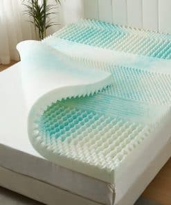 NOFFA Colchón de Huevo Topper Queen, Topper de Espuma