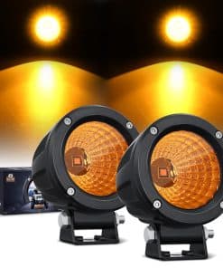 Nilight Amber Led Light Pods 2PCS 3 Pulgadas Flood Redondo