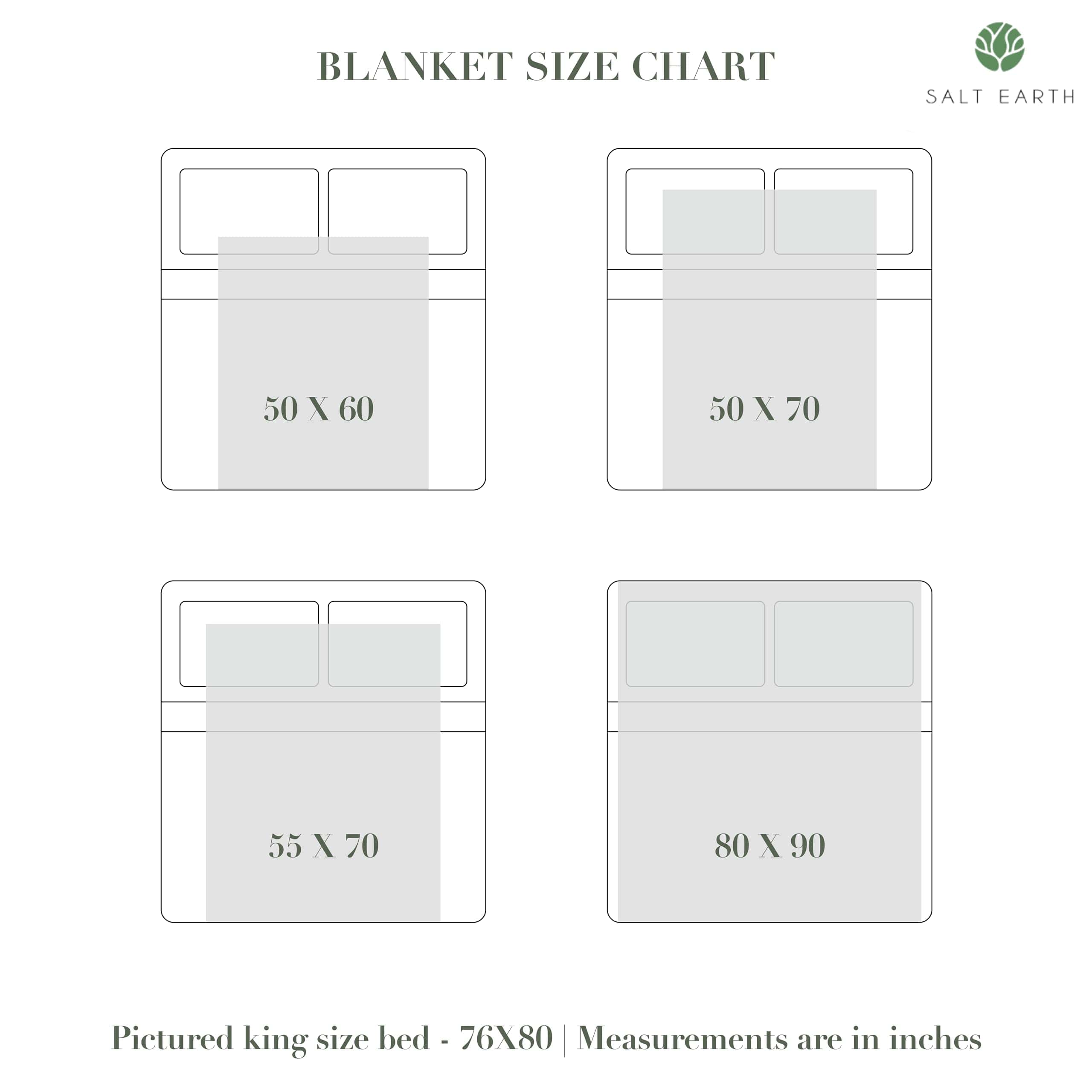 Manta de algodón muselina Salt Earth 100%, manta de gasa - Imagen 8