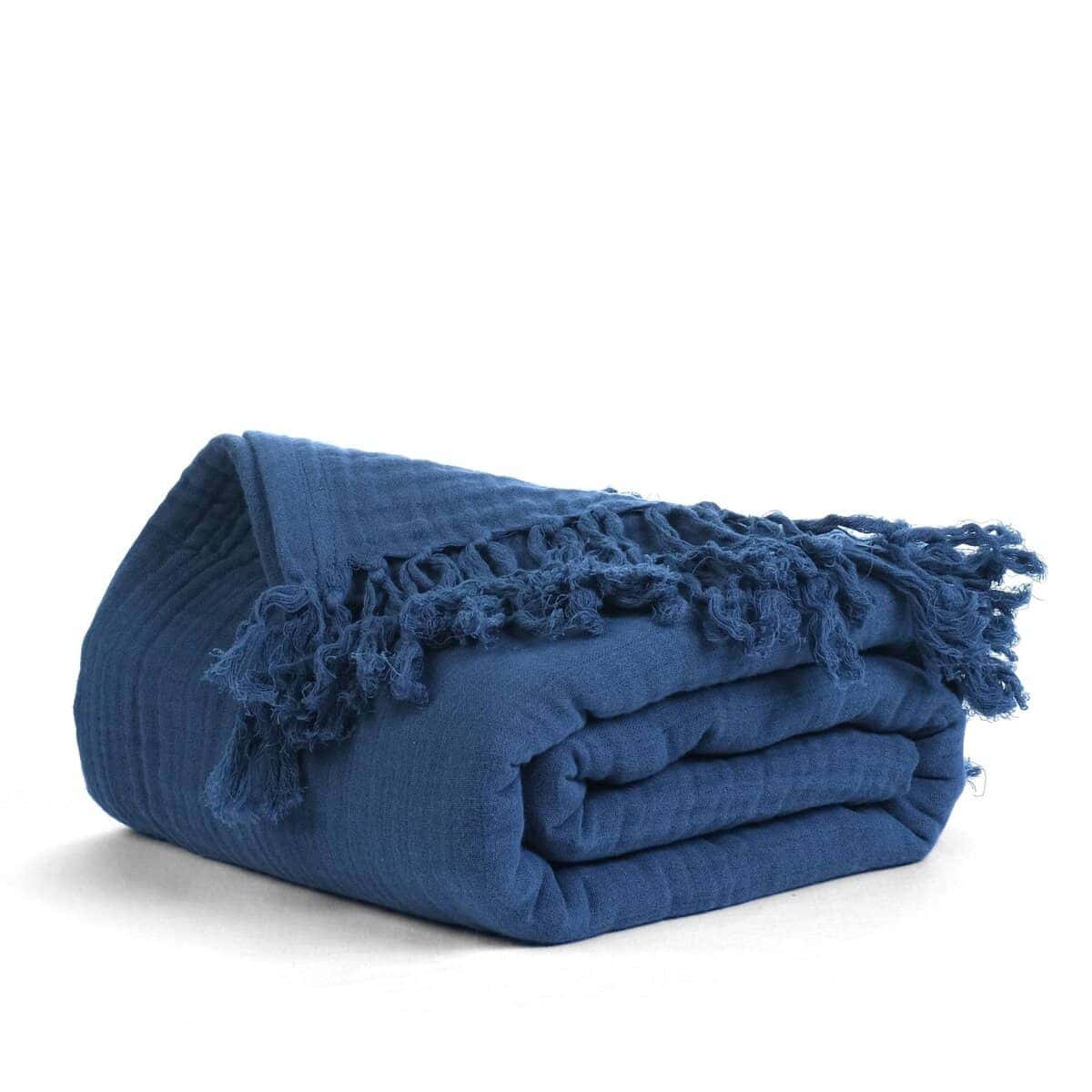 Manta de Muselina de Algodón 100%, Manta de Gasa de 50"X60"