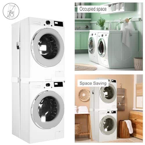 Kit de Apilamiento para Lavadora y Secadora Todo en Acero - Imagen 6