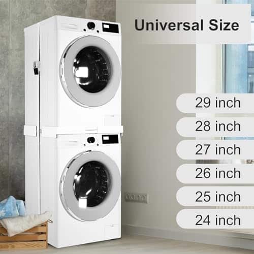 Kit de Apilamiento para Lavadora y Secadora Todo en Acero - Imagen 4