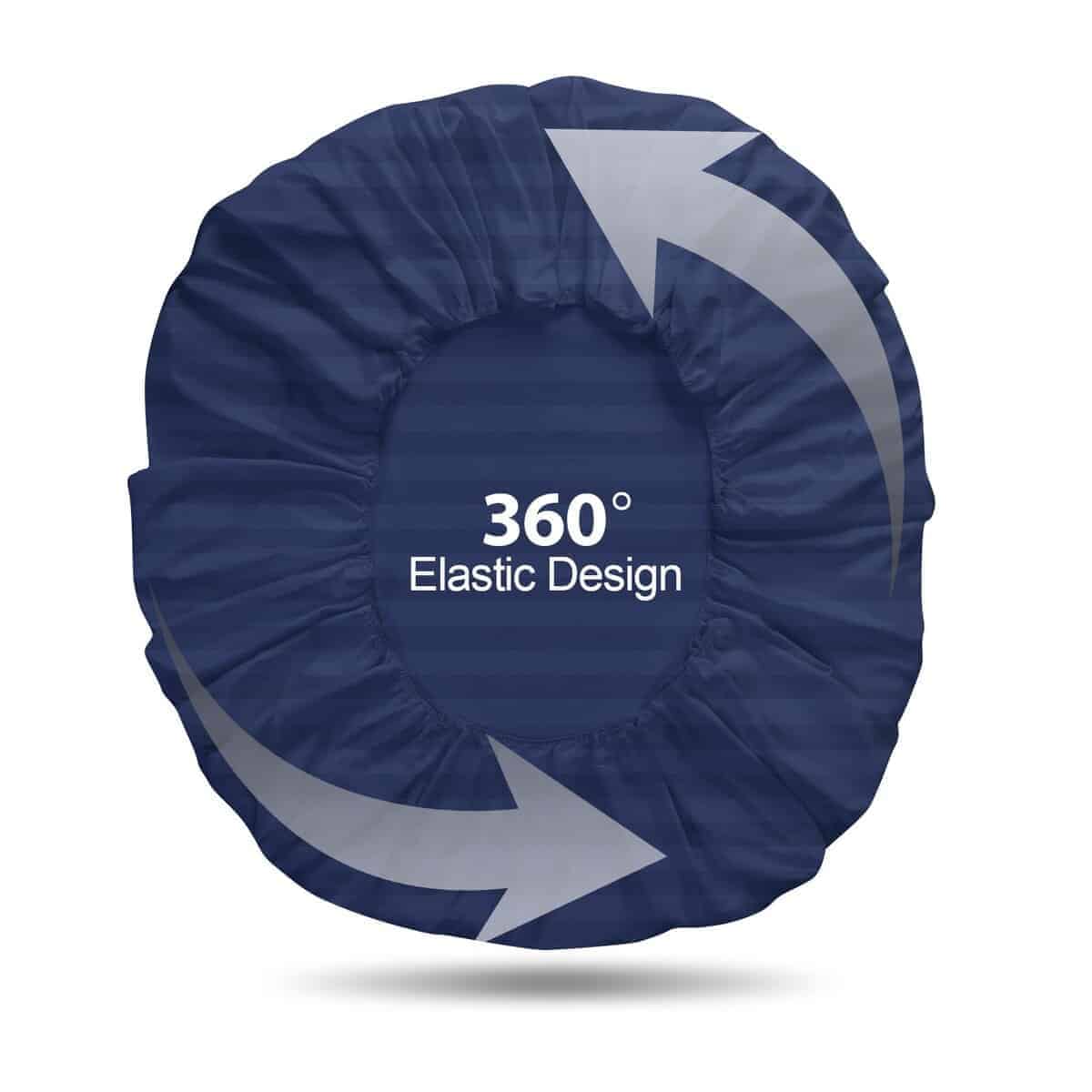 Sábana Ajustable de Tamaño King 100% Algodón Egipcio, 600 - Imagen 8