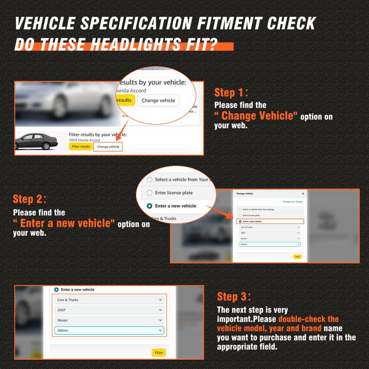 Conjunto de faros delanteros compatibles con Chevy - Imagen 3