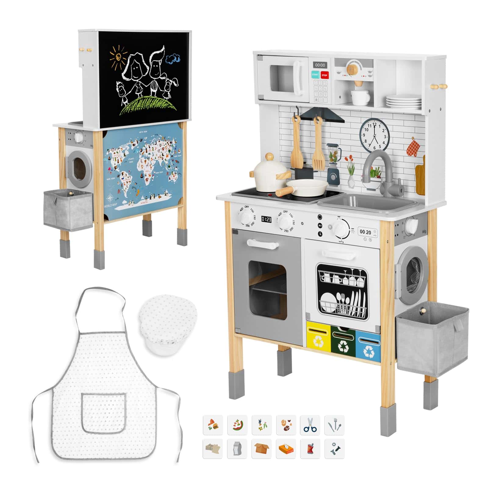 Cocina de Juguete OOOK Kids con Clasificación de Basura,