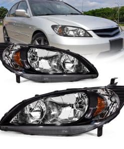 Conjunto de faros AXLAHA para 2004 2005 Honda Civic