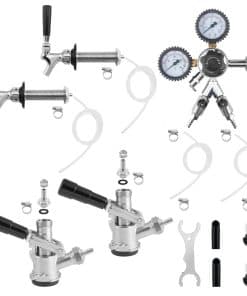 Kit de Conversión de Puerta Kegerator de Doble Grifo