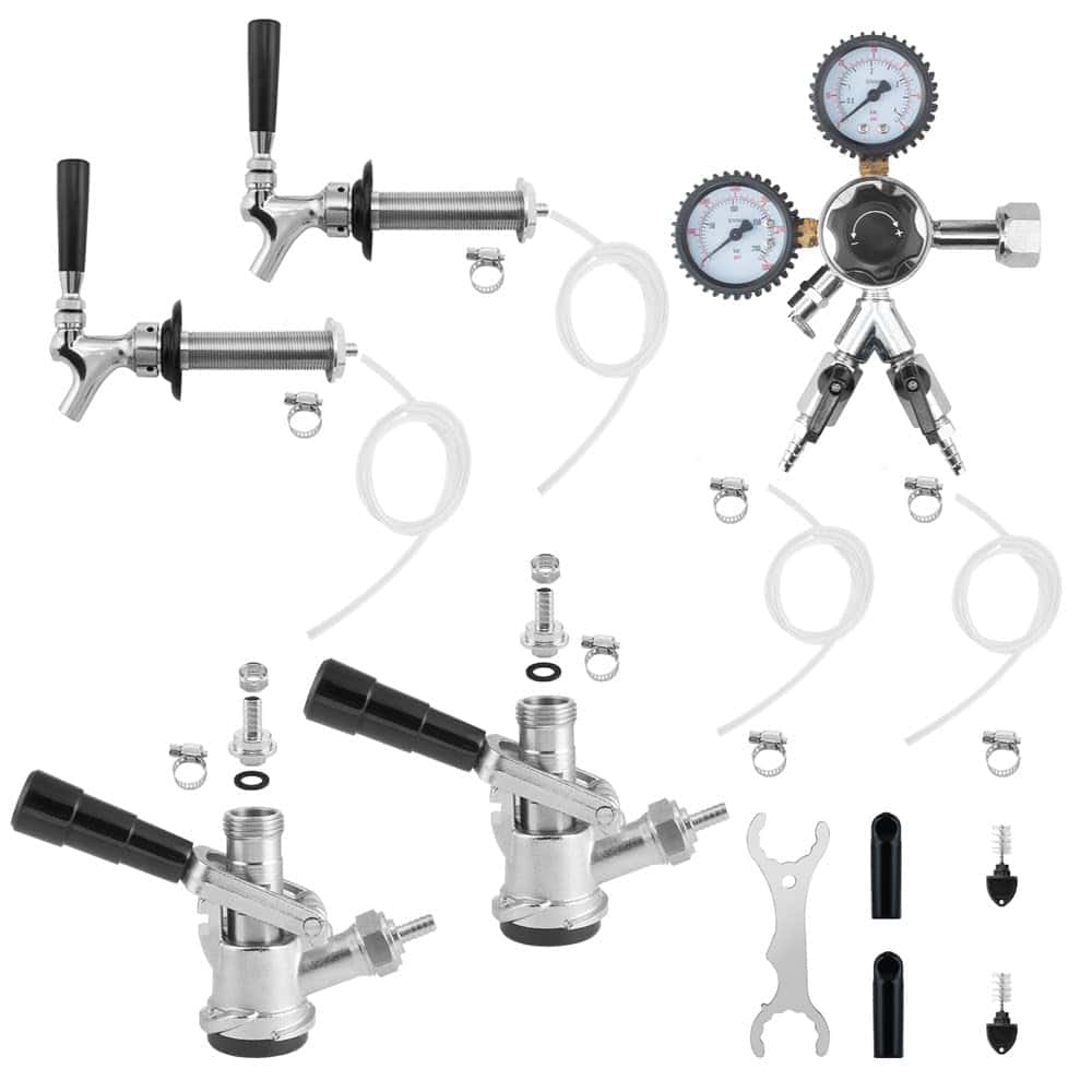 Kit de Conversión de Puerta Kegerator de Doble Grifo