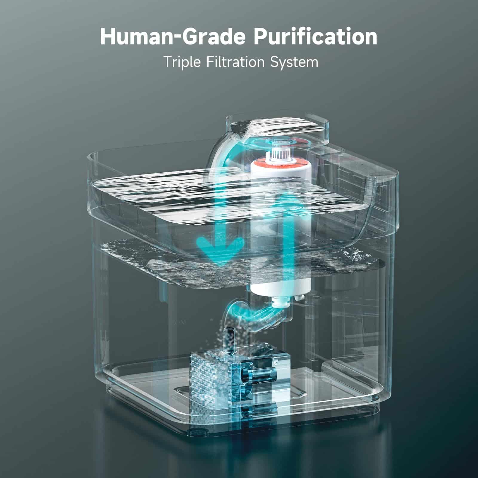 Fuente de Agua Automática para Mascotas Lulumiao, Fuente de - Imagen 7