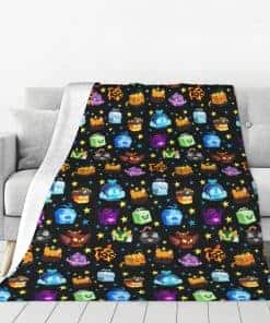 Manta de Microfibra Ultra Suave Blox Fruits Agradable y