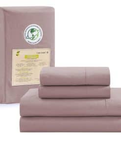 Juego de sábanas Lane Linen 100% algodón orgánico para