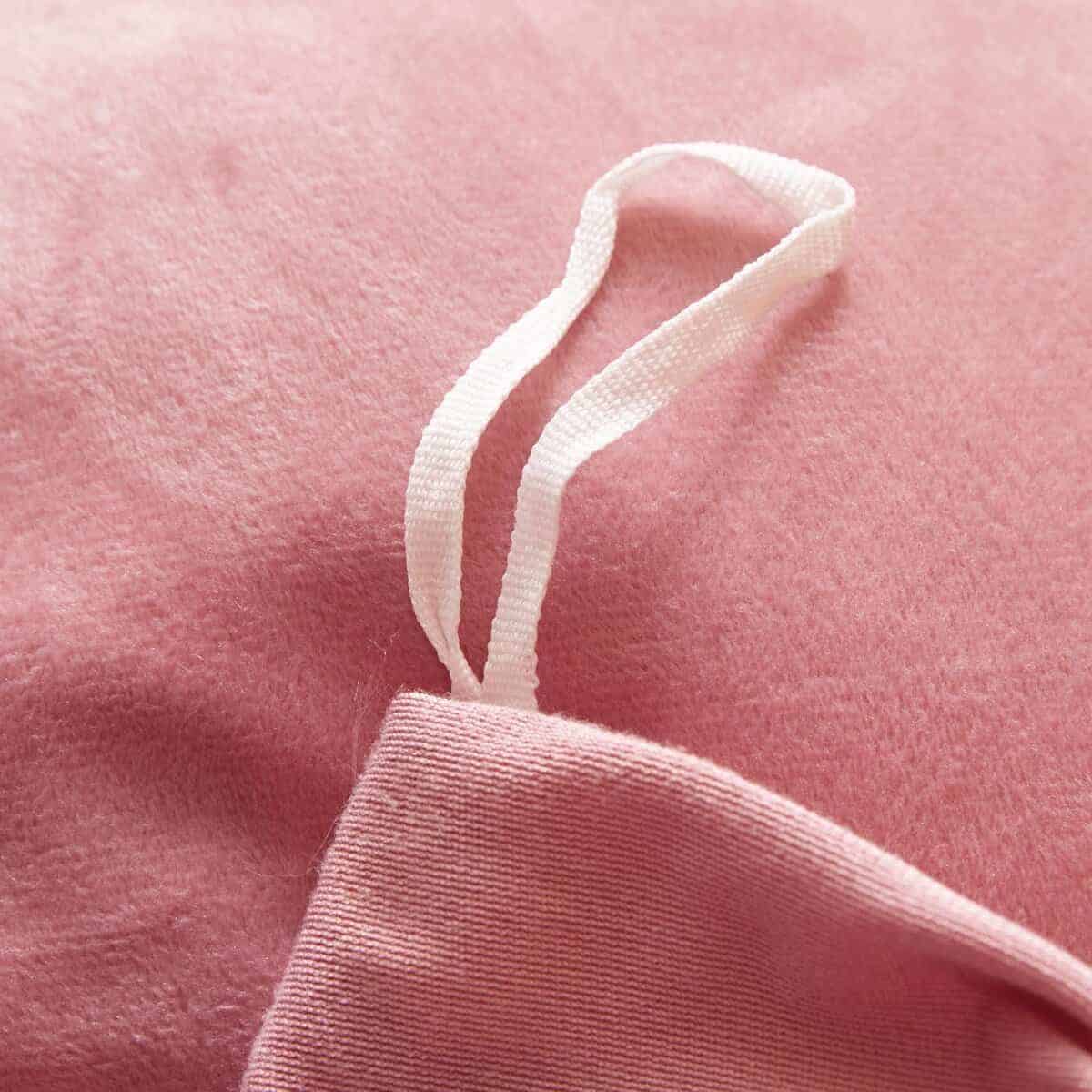 Juego de Funda de Edredón de Terciopelo Rosa Viejo FOPPA - Imagen 9