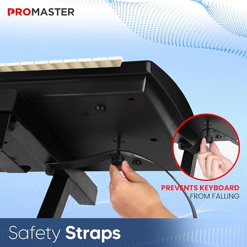 Soporte de Teclado de Diseño en Z ProMaster - Ajustable de - Imagen 7