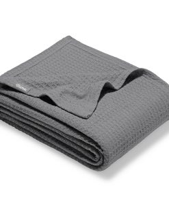 Manta Waffle Gris Bare Home, King 108Wx90L, 100% Algodón,