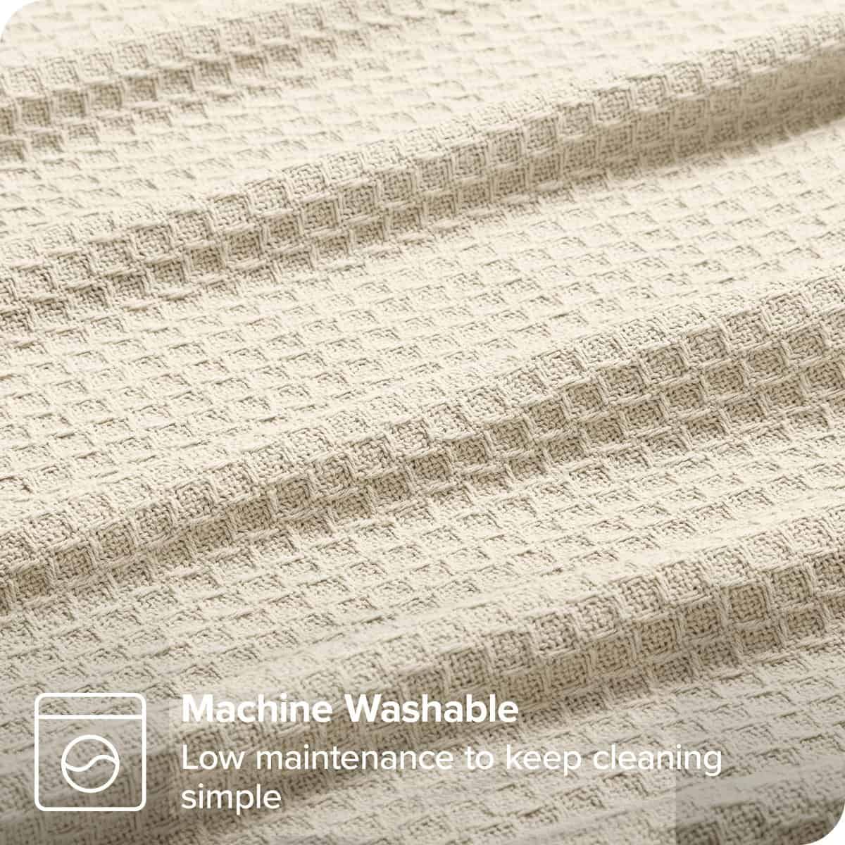 Manta de Gofre Oyster Bare Home, Full/Queen 90Wx90L, 100% - Imagen 4