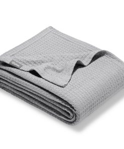 Manta de Gofre en Gris Claro de Bare Home, King 108Wx90L,