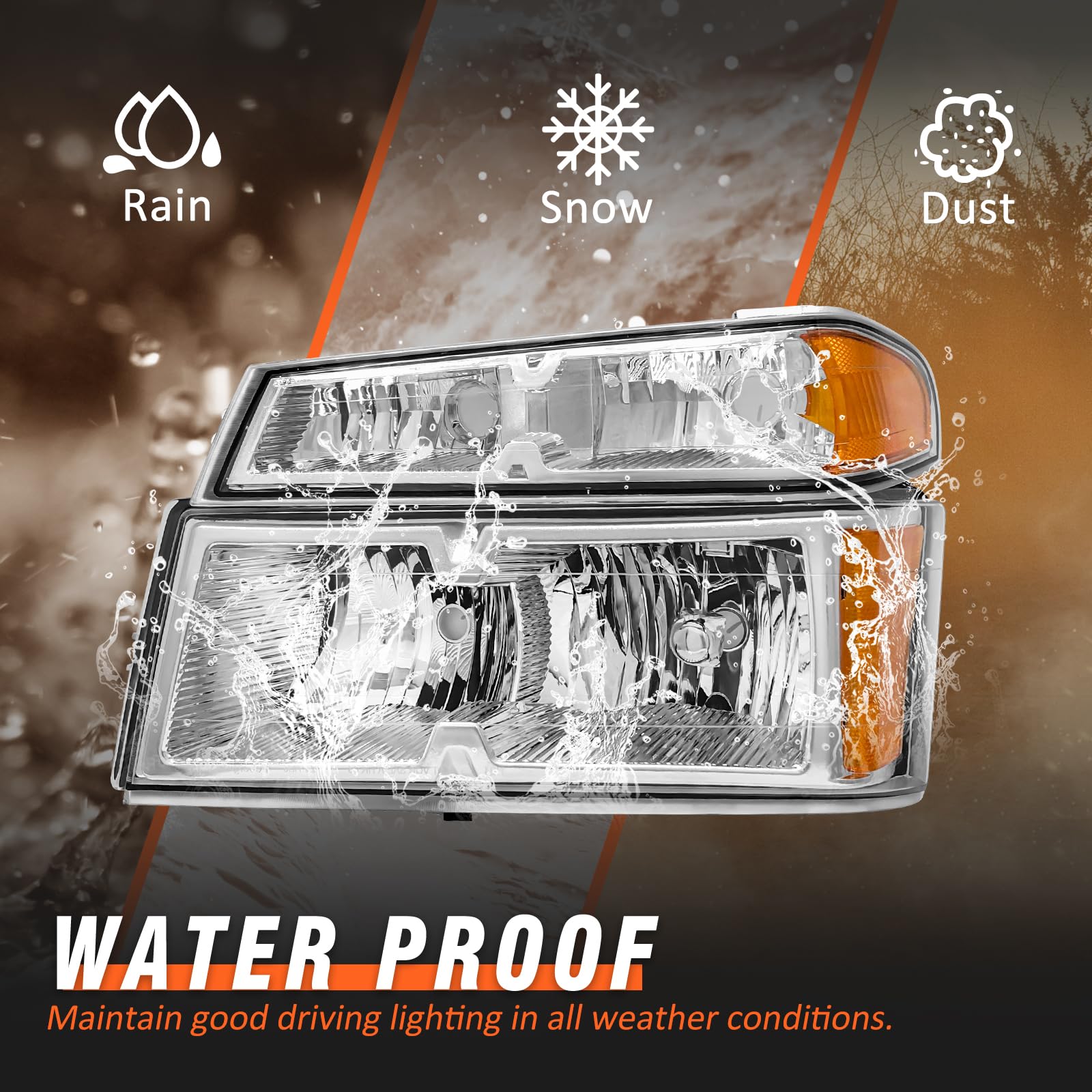 Conjunto de faros delanteros compatibles con Chevy - Imagen 6