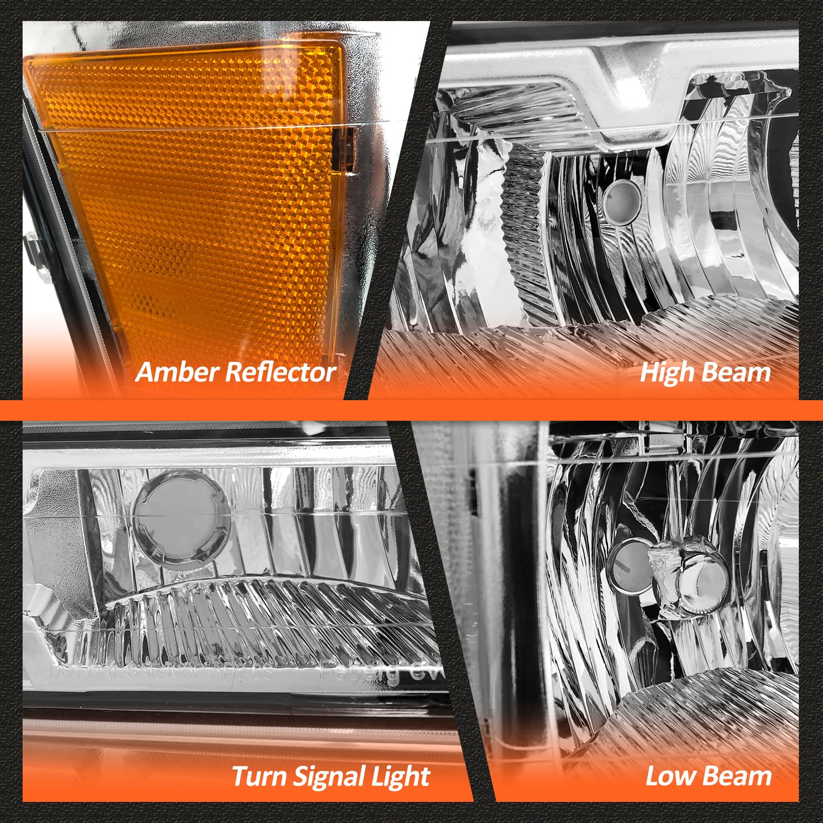 Conjunto de faros delanteros compatibles con Chevy - Imagen 7