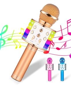 Micrófono de Karaoke Portátil SJPRO 4 en 1 para Niños,