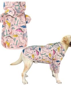 Suéter con capucha de algodón para perros Pripre, suave y