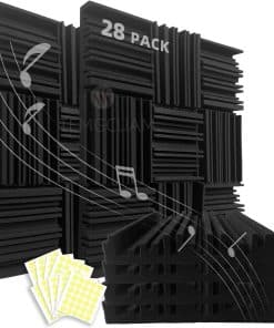 Paneles de Espuma Insonorizante TEMGCUAM de 28 Paquetes |