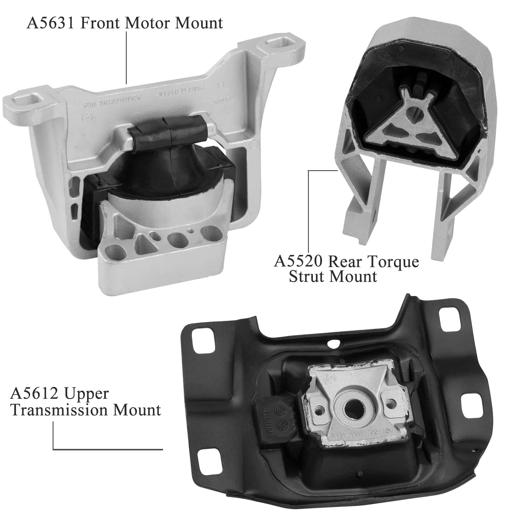 Conjunto de Montaje de Motor y Transmisión Compatible con - Imagen 3