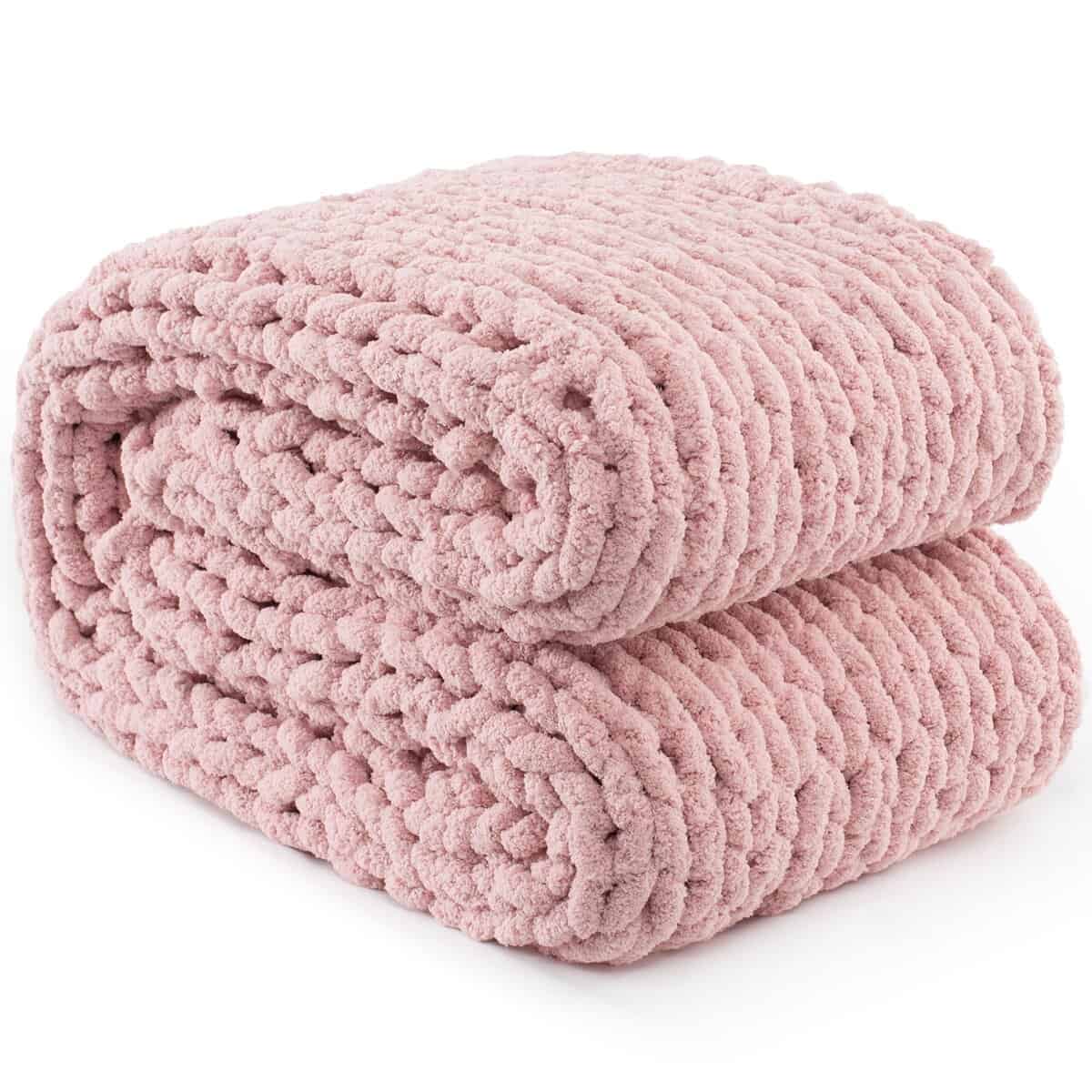 Manta Tejida Gruesa Carriediosa 60" X 80" Twin, 100% Hecha - Imagen 10