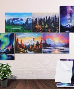 Paneles acústicos decorativos AtawLege Art, paquete de 6