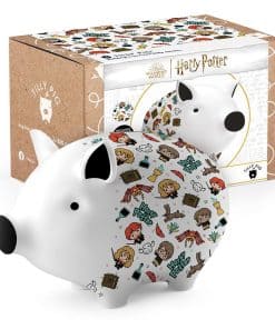 Alcancía de Cerámica Tilly Pig para Niños -Blanco