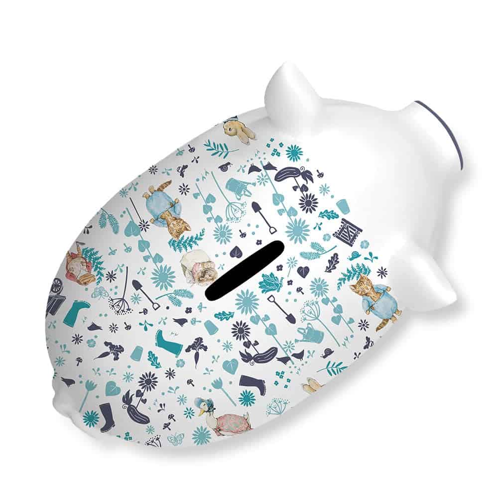 Alcancía de cerámica Tilly Pig para niños Beatrix Potter - Imagen 5