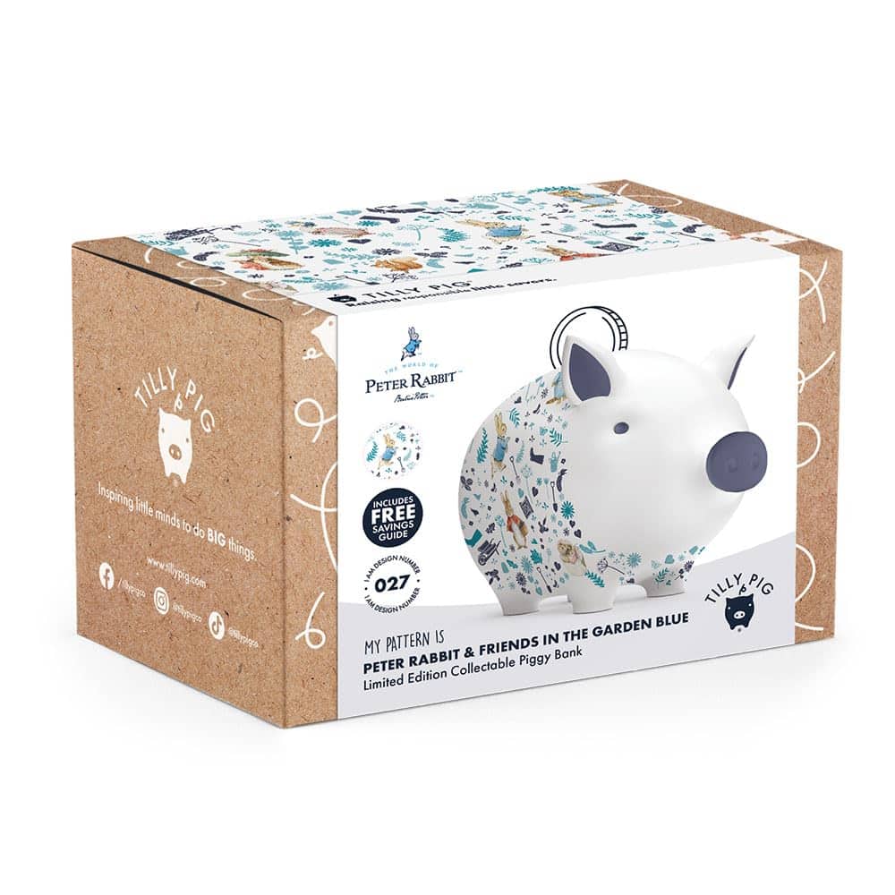 Alcancía de cerámica Tilly Pig para niños Beatrix Potter - Imagen 7
