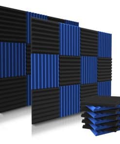 52 Pack Paneles Acústicos de 1 X 12 X 12 Pulgadas - Espuma