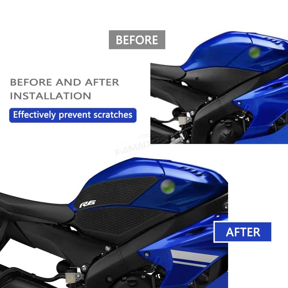 Para YZF-R6 YZF R6 2017-2021 Protector de tanque lateral - Imagen 5