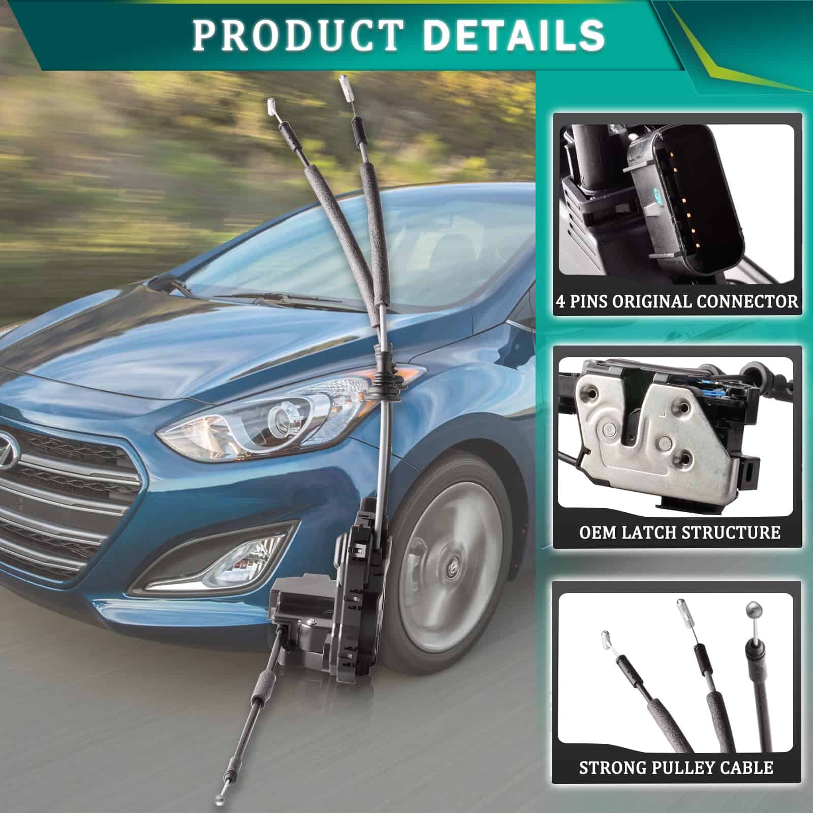 Actuador de cerradura de puerta -310-3X030 - Imagen 5