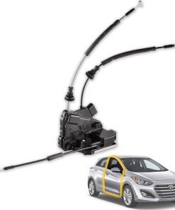 Ensamble de actuador de cierre de puerta delantera derecha