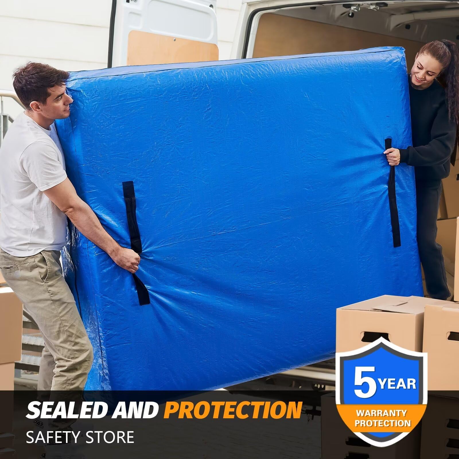 BETU Bolsas para Colchón para Mudanzas, Protector de - Imagen 6