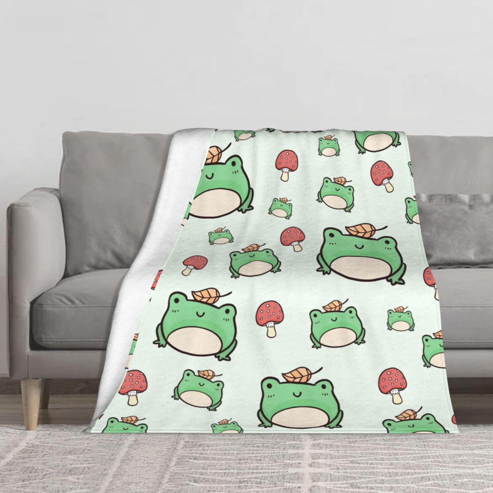 Manta de Rana para Sofá Cama Viajes Camping, 127x153cm - Imagen 7