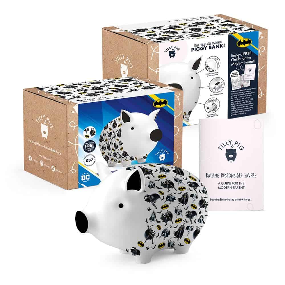 Hucha de cerámica Tilly Pig para niños y niñas con diseño - Imagen 4