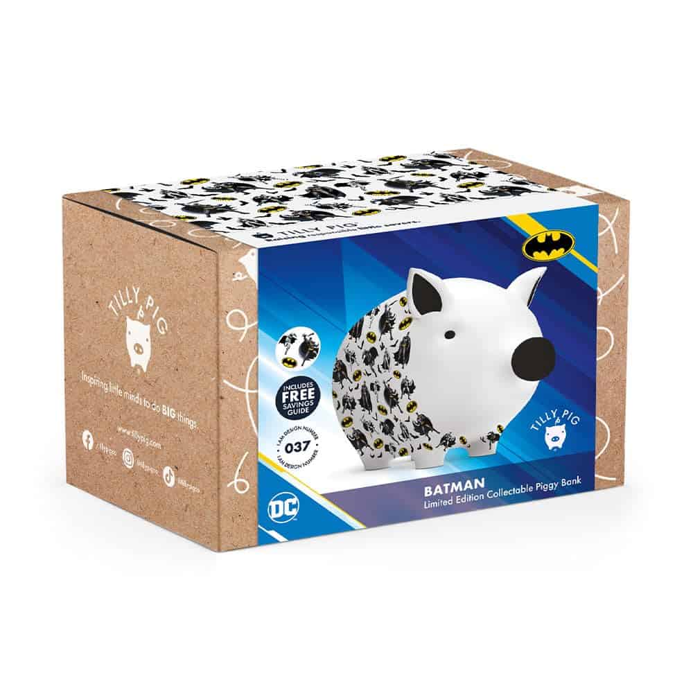 Hucha de cerámica Tilly Pig para niños y niñas con diseño - Imagen 7